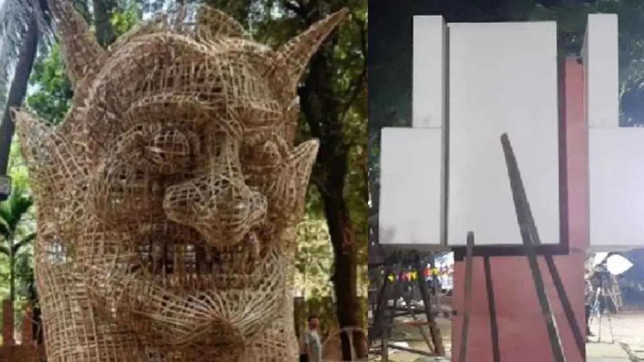 ফের চলছে ‘স্বৈরাচারের মুখাকৃতি’ বানানোর কাজ...