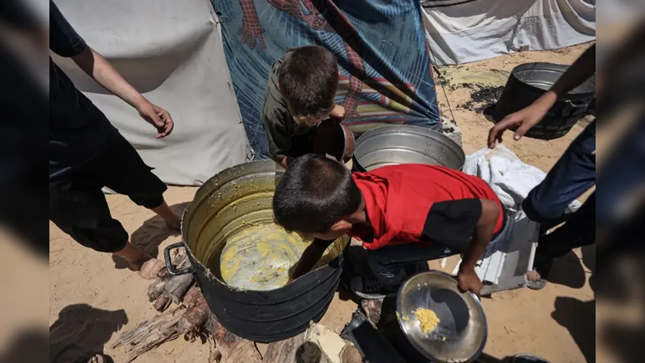 গাজায় তীব্র অপুষ্টিতে কাহিল ৭১ হাজার শিশু ও ১৭ হাজ...