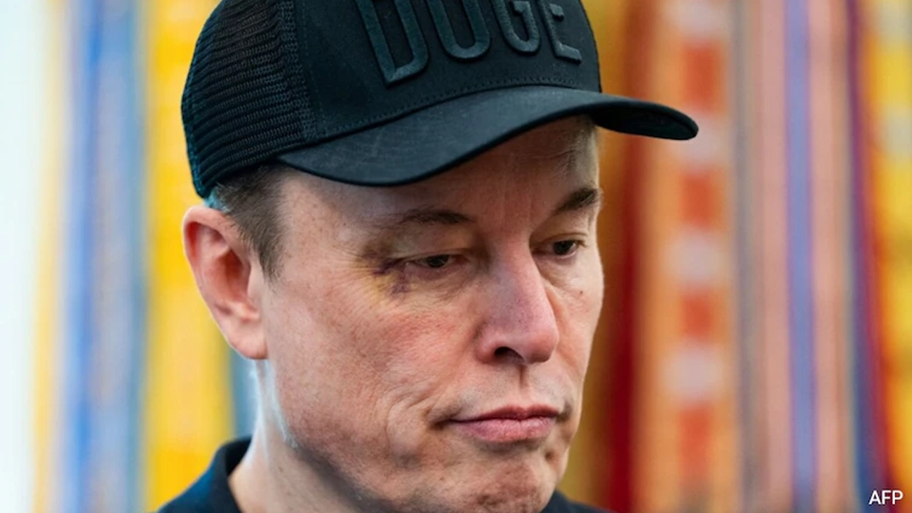 চোখে কালশিটে দাগ, ইলন মাস্ককে ঘুষি মেরেছে কে...