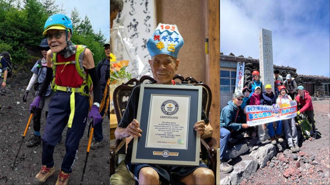 ১০২ বছর বয়সে পর্বত জয়, বিশ্বরেকর্ড গড়লেন বৃদ্ধ...