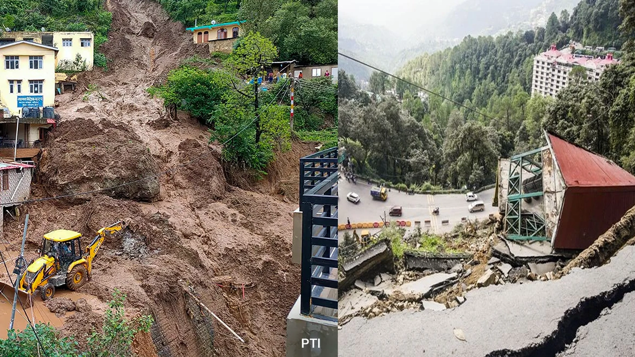 প্রবল বৃষ্টিতে বিপর্যস্ত হিমাচল প্রদেশ, ২৪৫০ কোটি ...