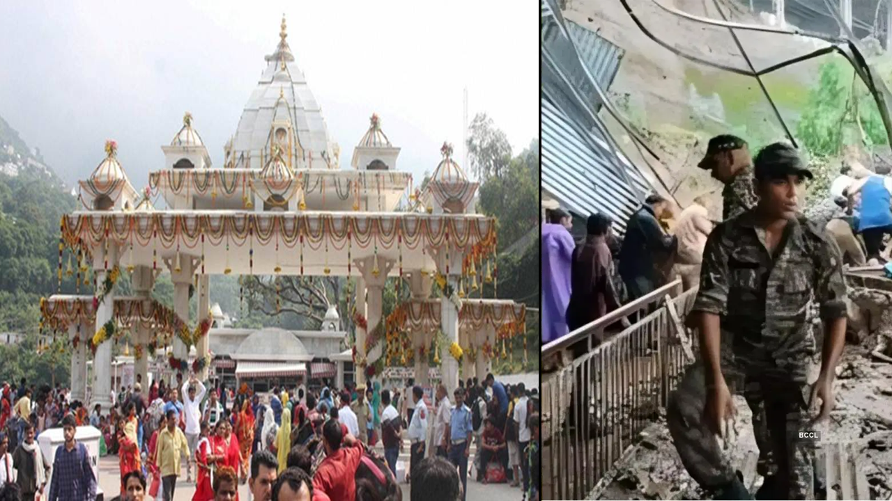 জম্মু-কাশ্মীরে বৈষ্ণোদেবীর মন্দিরের পথে ভয়াবহ ধস, ...