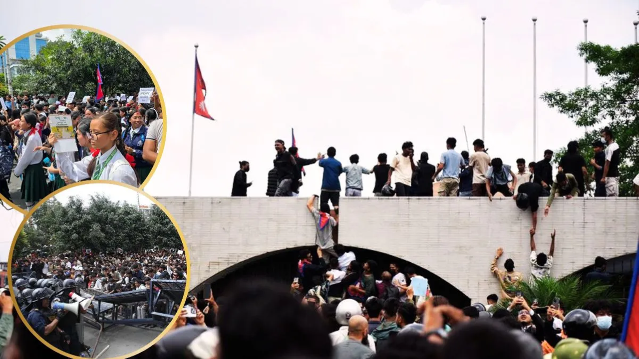 উত্তাল নেপাল, পার্লামেন্টে ঢুকে পড়েছে ছাত্র-জনতা...