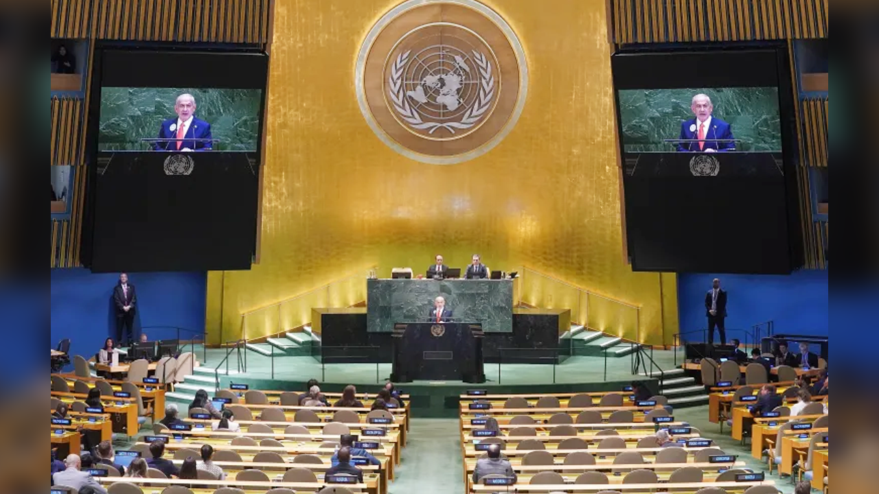 নেতানিয়াহুর ভাষণ, যেসব দেশ ওয়াকআউট করল...