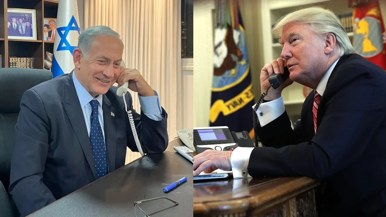 শান্তিচুক্তির পর টেলিফোনে নেতানিয়াহুকে যা বললেন ট্...